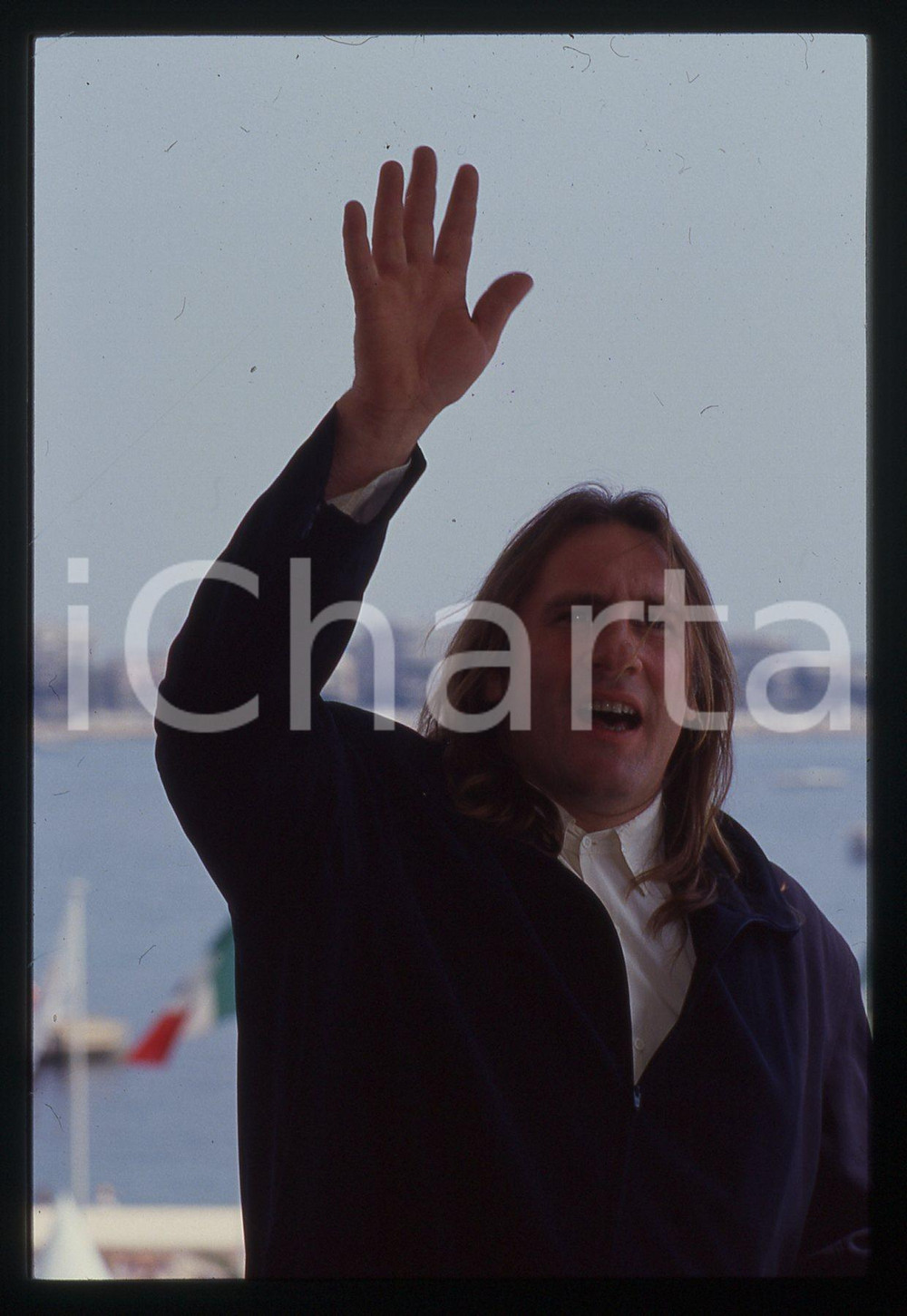 35mm vintage slide* 1992 CANNES Gérard DEPARDIEU Festival del cinema (1)