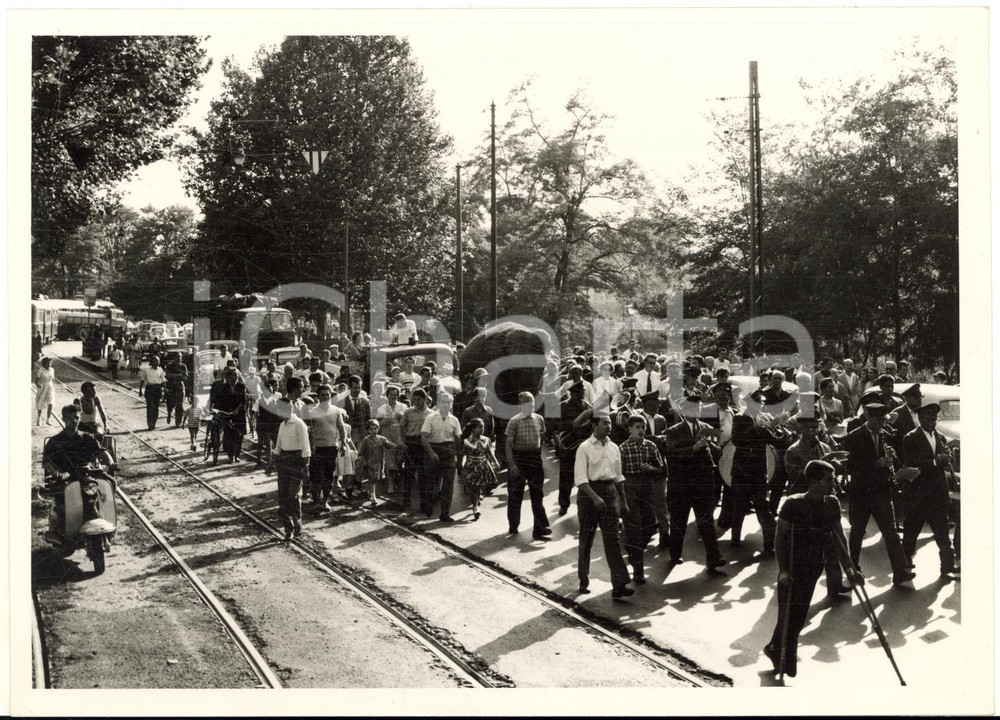1959 TORINO Parco del Valentino - Elefante JUMBO al rientro dalle Alpi *Foto