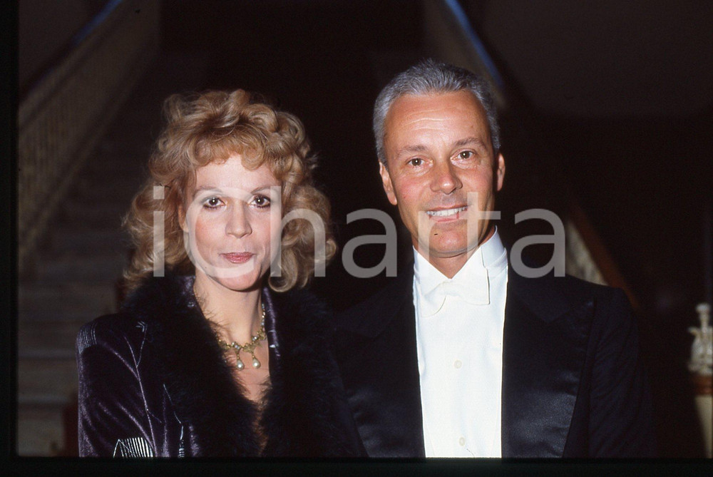 35mm vintage slide*1990ca ITALIA - TEATRO Lucia e Paolo POLI Ritratto attori (7)