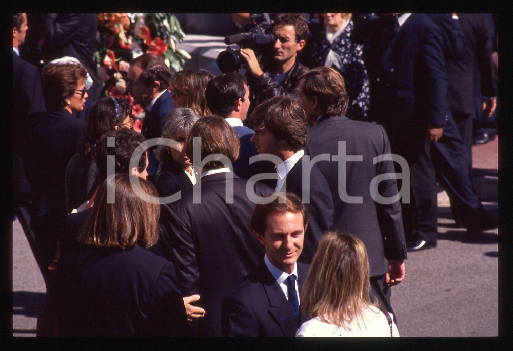 35mm vintage slide* 1990 PRINCIPATO DI MONACO Funerali di Stefano CASIRAGHI (11)