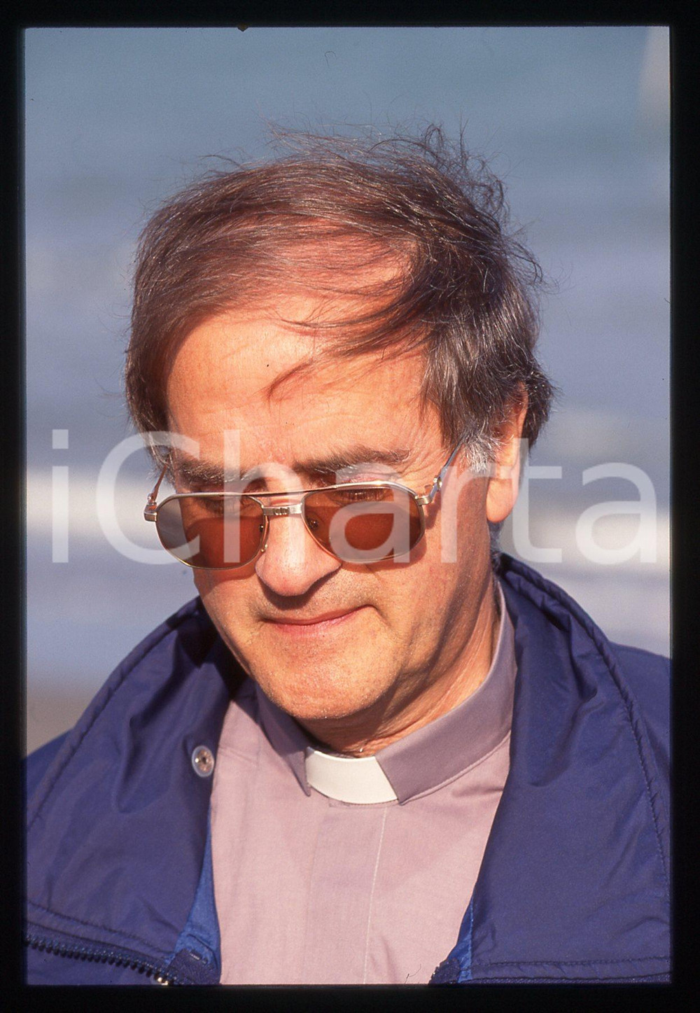 35mm vintage slide* 1990 ca FESTIVAL VENEZIA - don Luigi DI LIEGRO (22)
