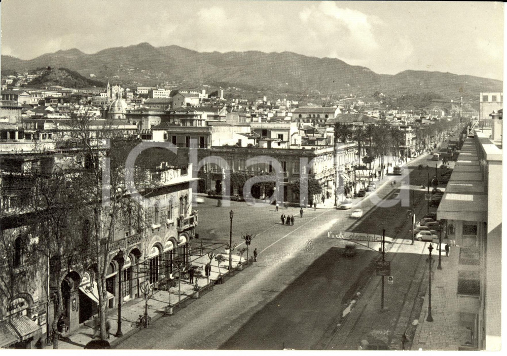 Cartolina originale da collezione 1963 MESSINA Corso Garibaldi *Cartolina postale FG VG 1