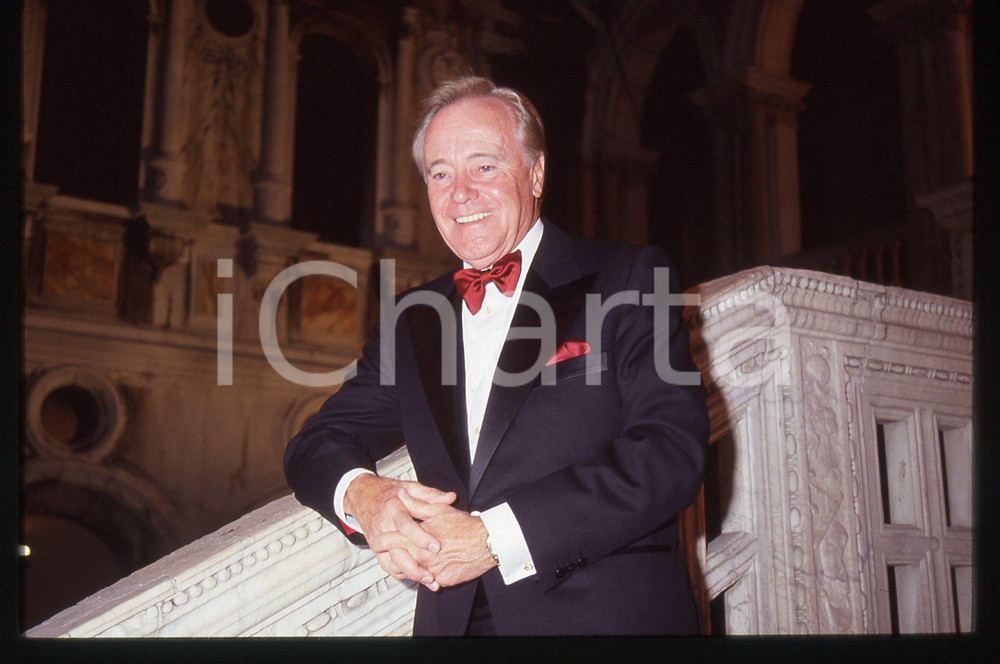 35mm vintage slide* 1992 FESTIVAL VENEZIA - Jack LEMMON (34)