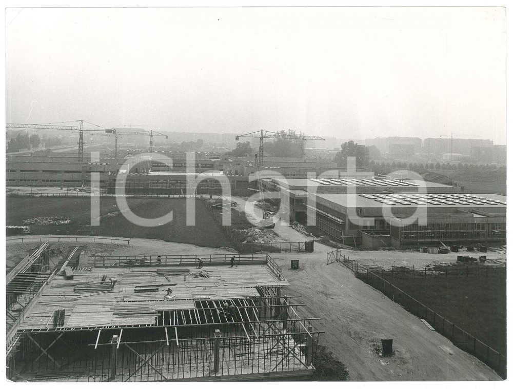 Fotografia d epoca originale 1975 GRUGLIASCO TO Complesso Scolastico del BAROCCHIO  Lavori 2 Foto 1