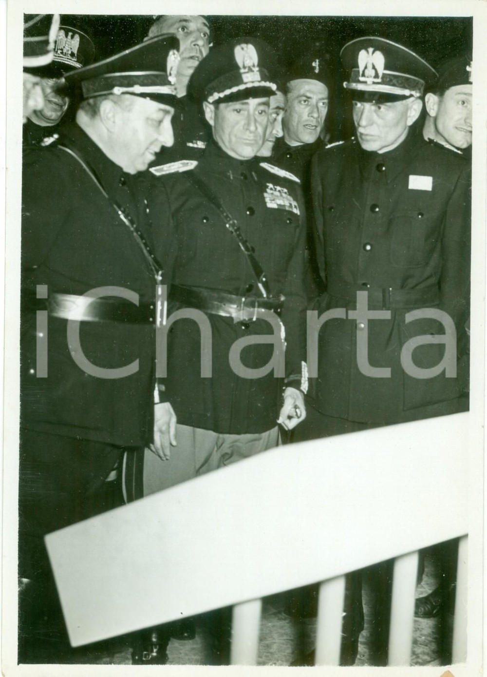 Fotografia d epoca originale 1939 MILANO Achille STARACE visita la FIERA CAMPIONARIA Fotografia 1