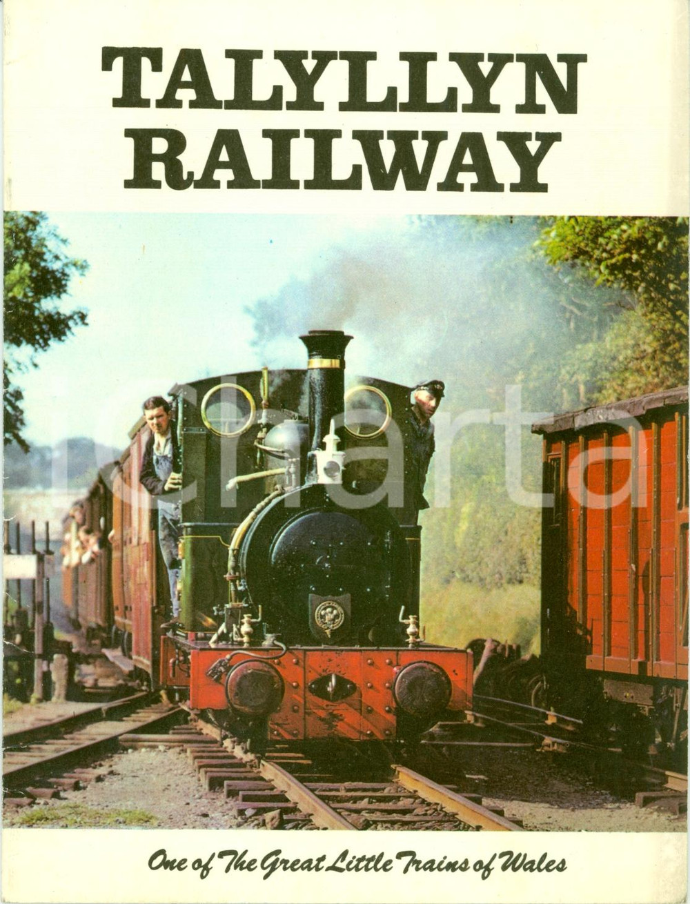 Materiale pubblicitario d’epoca 1970 ca TALYLLYN WALES Little train TALYLLYN RAILWAY Illustrato Opuscolo 1