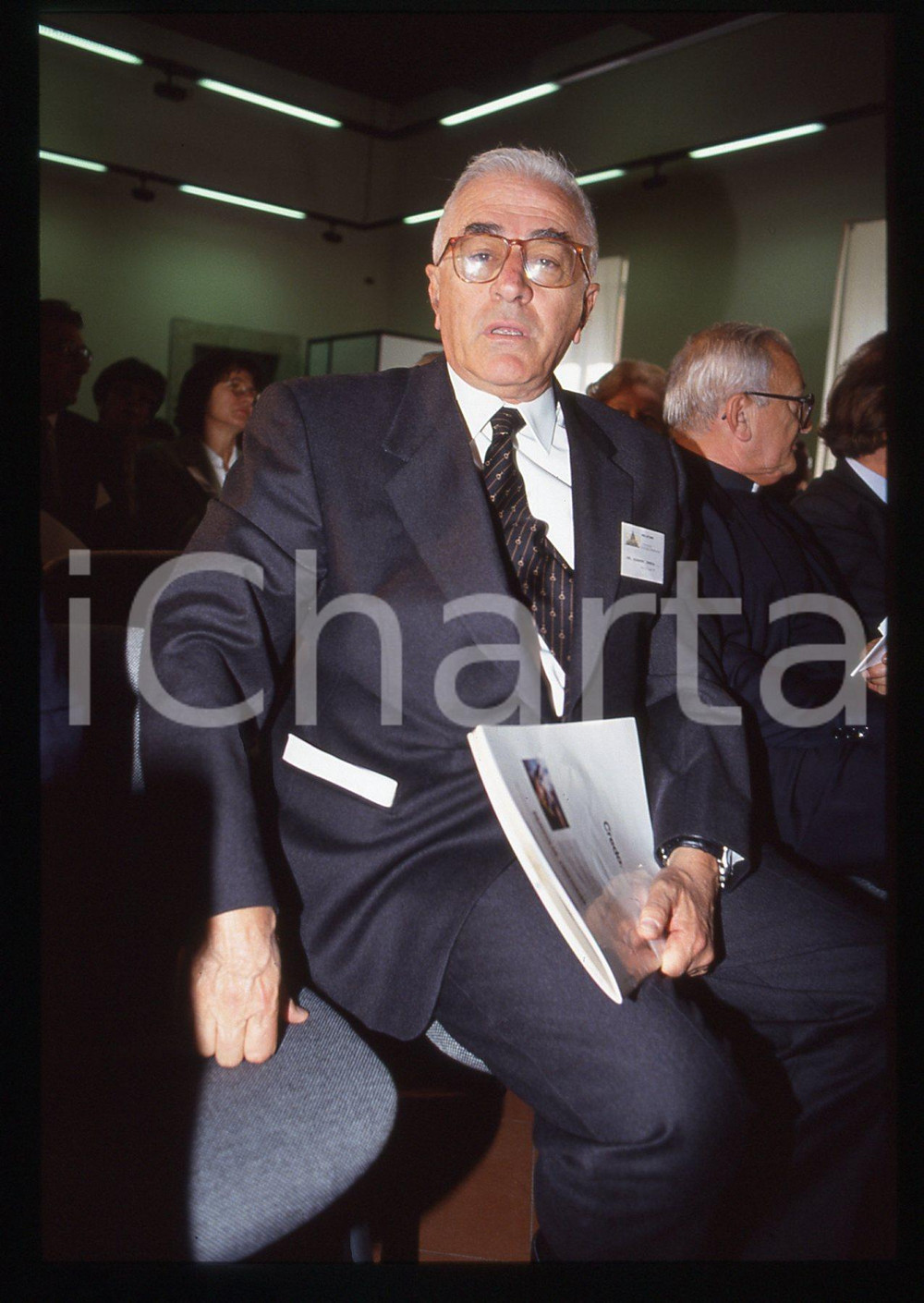 35mm vintage slide* 1993 ROMA Giuseppe CUCCIA ritratto del manager (9)