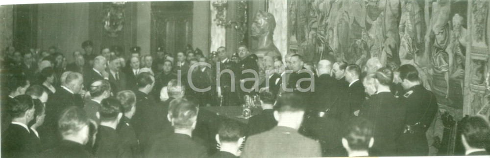 Fotografia d epoca originale 1935 MILANO Distribuzione premi ai cittadini valorosi per SANT AMBROGIO Foto 1