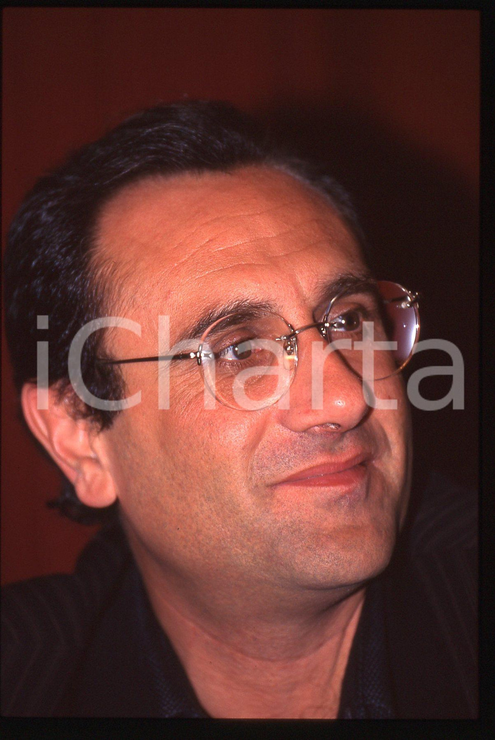 35mm vintage slide* 1997 MILANO Gino RIVIECCIO al Teatro Manzoni Ritratto (15)