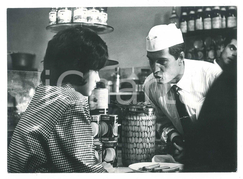 Fotografia d epoca originale 1963 CINEMA  LA PARMIGIANA Catherine SPAAK Nino MANFREDI Foto 17x12 cm 1