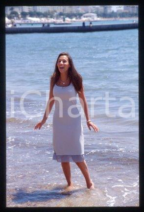 35mm vintage slide* 1995 ca CANNES Vanessa DEMOUY Actress and model (18)