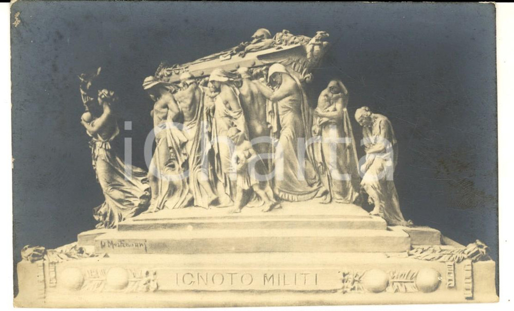 Cartolina originale da collezione 1930 ca Cartolina Comitato TUBERCOLOTICI DI GUERRA - Milite ignoto FP NV 1