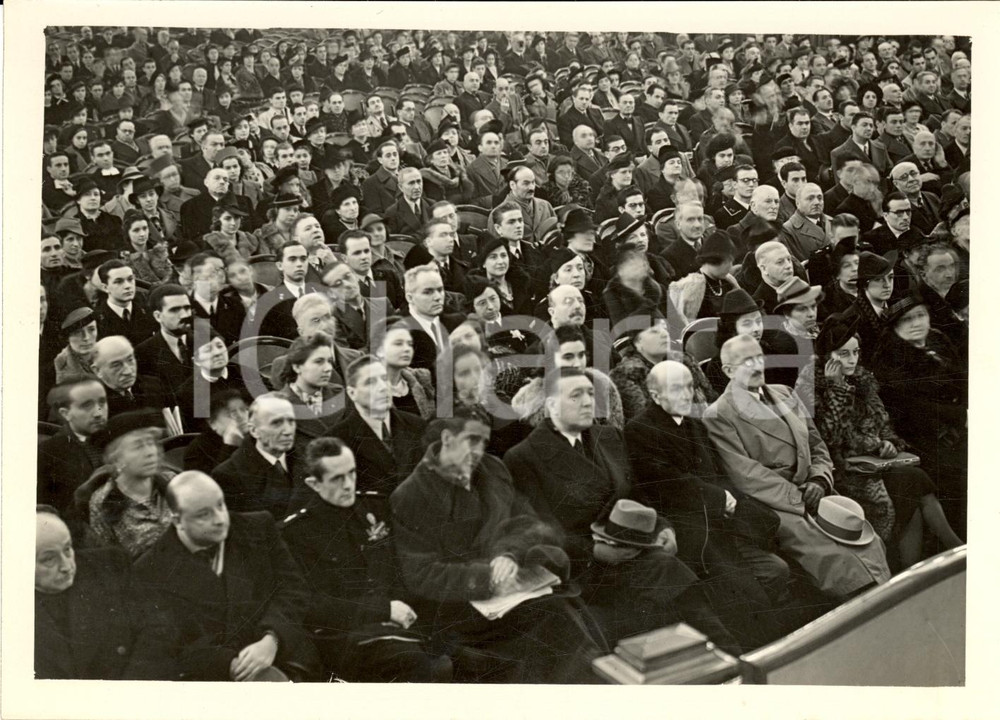 Fotografia d epoca originale 1938 MILANO Giornata Soc. DANTE ALIGHIERI al Teatro ODEON Fotografia 1