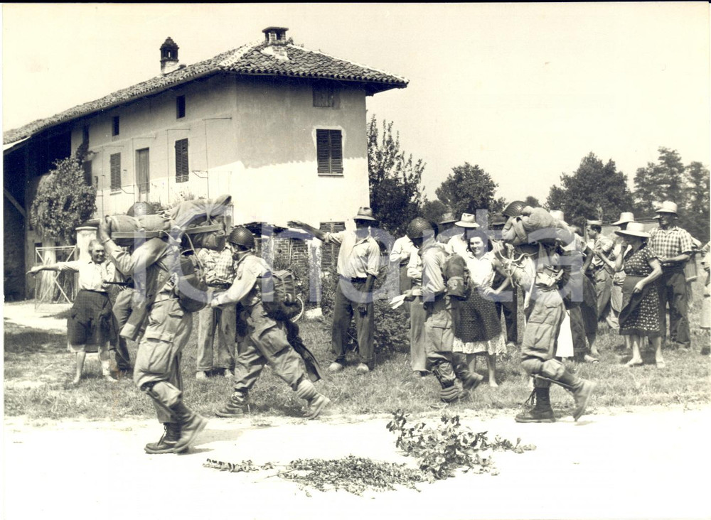 1958 GATTINARA Grandi manovre "Freccia Azzurra Seconda" - Paracadutisti Esercito