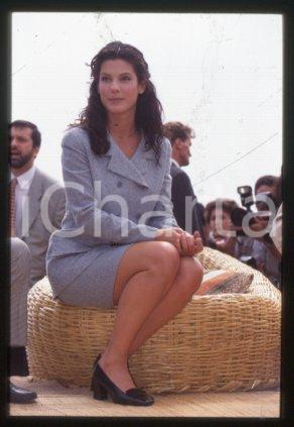 Sandra BULLOCK CANNES Film Festival American actress 1996 * 35mm vintage slide 6