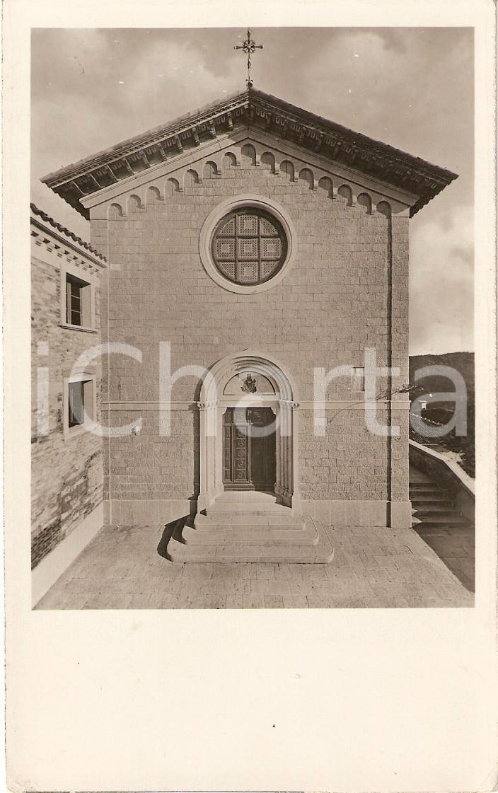 Cartolina originale da collezione 1950 ca PREPOTTO UD Santuario Beata Vergine CASTELMONTE Nuova facciata Chiesa 1