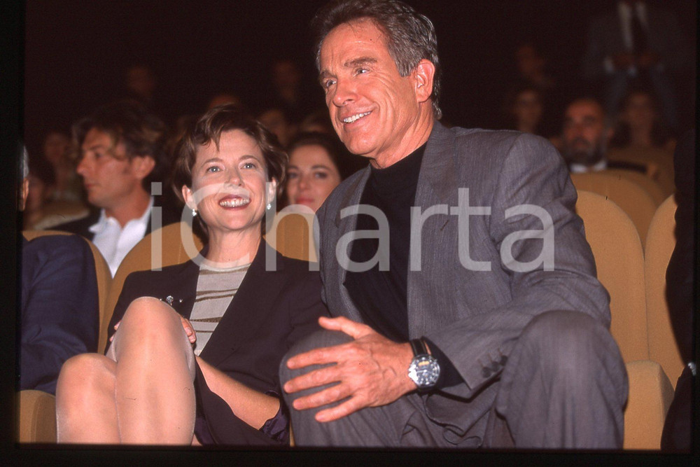 35mm vintage slide*1998 VENEZIA Annette BENING Warren BEATTY Mostra del Cinema 2