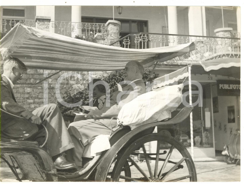 1952 SANTA MARGHERITA LIGURE Direttore d'orchestra Thomas BEECHAM in vacanza