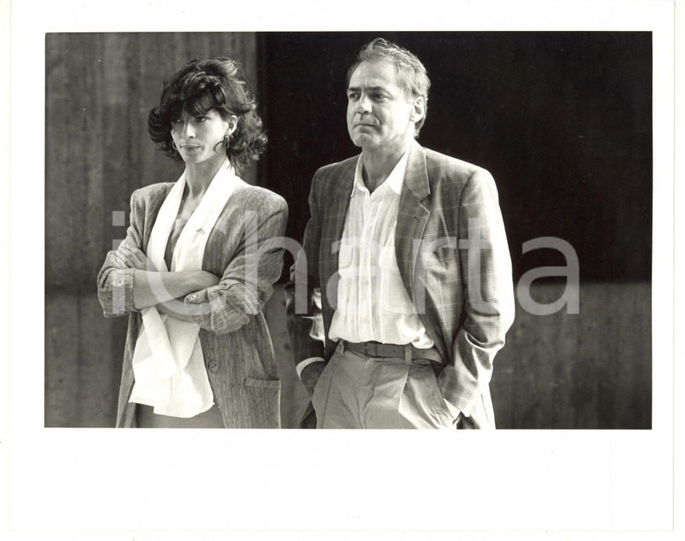 1987 RAI - CINEMA "Un amore di donna" - Laura MORANTE e Bruno GANZ sul set 