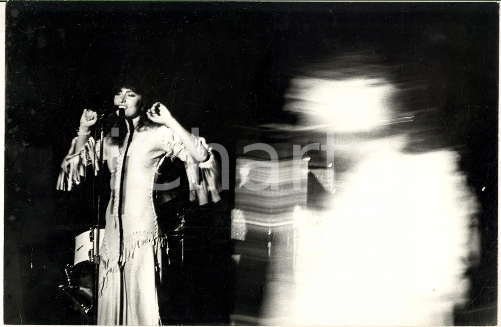 1970 ca COSTUME ITALIA Marcella BELLA in concerto *Foto ARTISTICA 30x20 cm