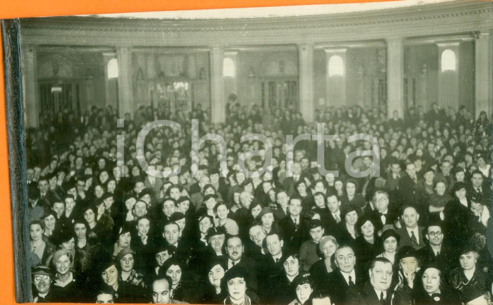 Fotografia d epoca originale 1936 MILANO L Associazione Nazionale Dopolavoro a teatro Fotografia 1