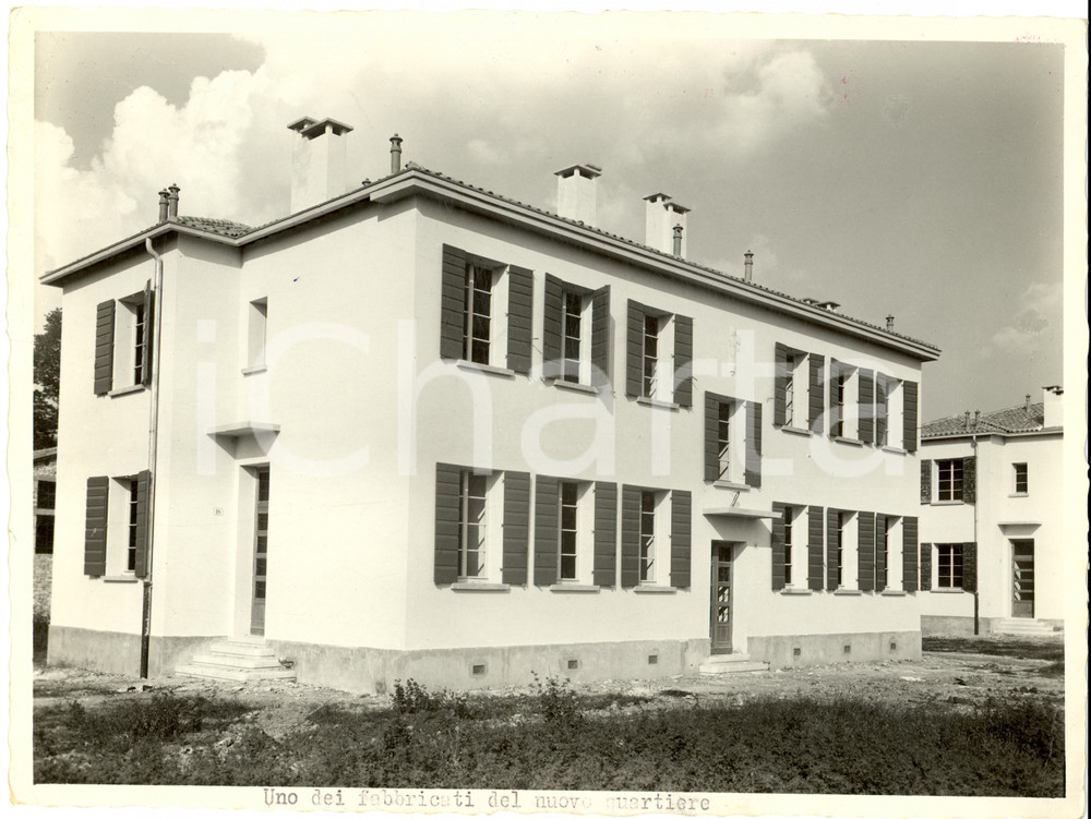 Fotografia d epoca originale 1939 PADOVA Palazzina nuovo quartiere Costanzo CIANO Via TEMBIEN Fotografia 1