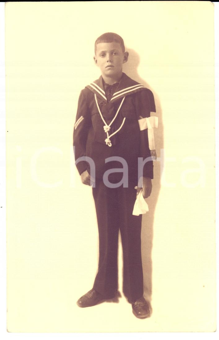 Fotografia d epoca originale 1929 FORTE DEI MARMI LU Stagio STAGI alla Prima Comunione Foto LUCHETTI 1