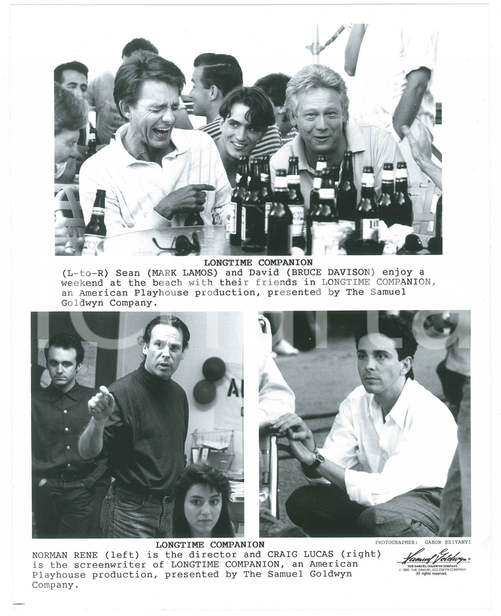 Materiale cinematografico d’epoca 1989 LONGTIME COMPANION Mark LAMOS Bruce DAVISON Norman RENÃ‰ Craig LUCAS  Foto 1