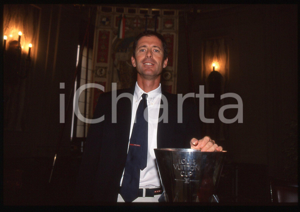 35mm vintage slide* 2000 MILANO - Francesco DE ANGELIS Ritratto del velista (25)