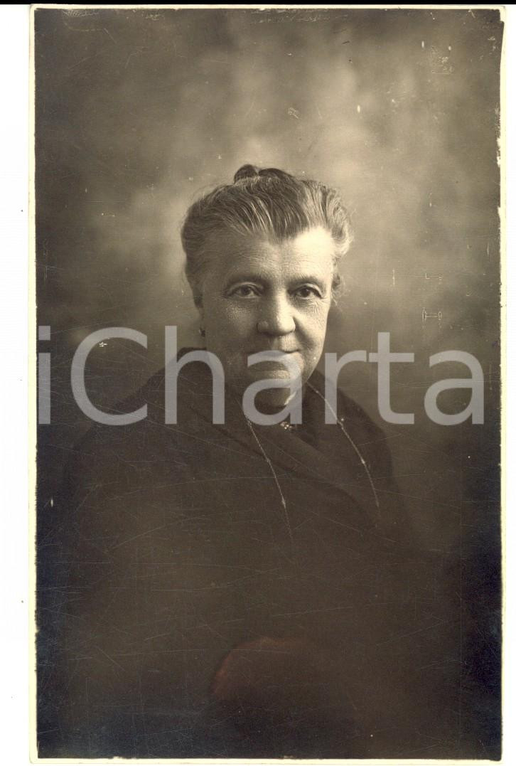 Fotografia d epoca originale 1933 NAPOLI Ritratto di Maria FASSIO di anni 81 Fotografia VINTAGE FP 1