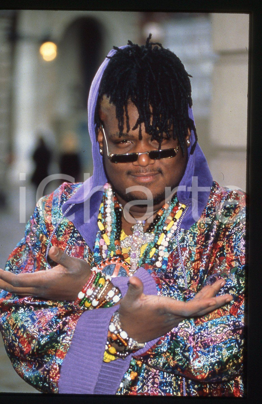 35mm vintage slide* 1990ca MUSICA Attrell CORDES / PRINCE BE dei P. M. DAWN 