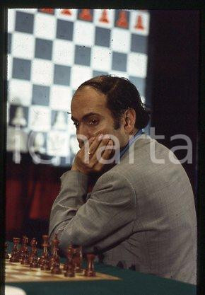 35mm vintage slide* 1980 ca SCACCHI Michail TAL' scacchista sovietico (2)