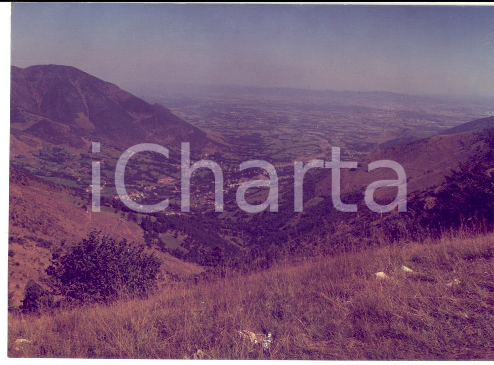 Fotografia d'epoca originale 1970 ca VAL DELLA TORRE (TO) Veduta dalla MADONNA DELLA BASSA *Foto HAUS 1
