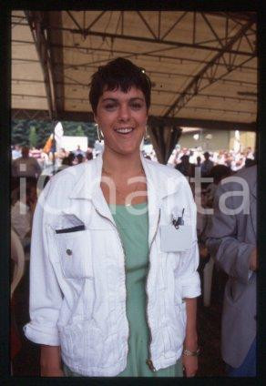 35mm vintage slide* 1995 ca LEGA NORD - ITALIA Politica Elisabetta BERTOTTI (24)