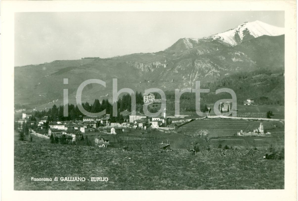 Cartolina originale da collezione 1951 EUPILIO CO Panorama di GALLIANO Cartolina FG NV 1
