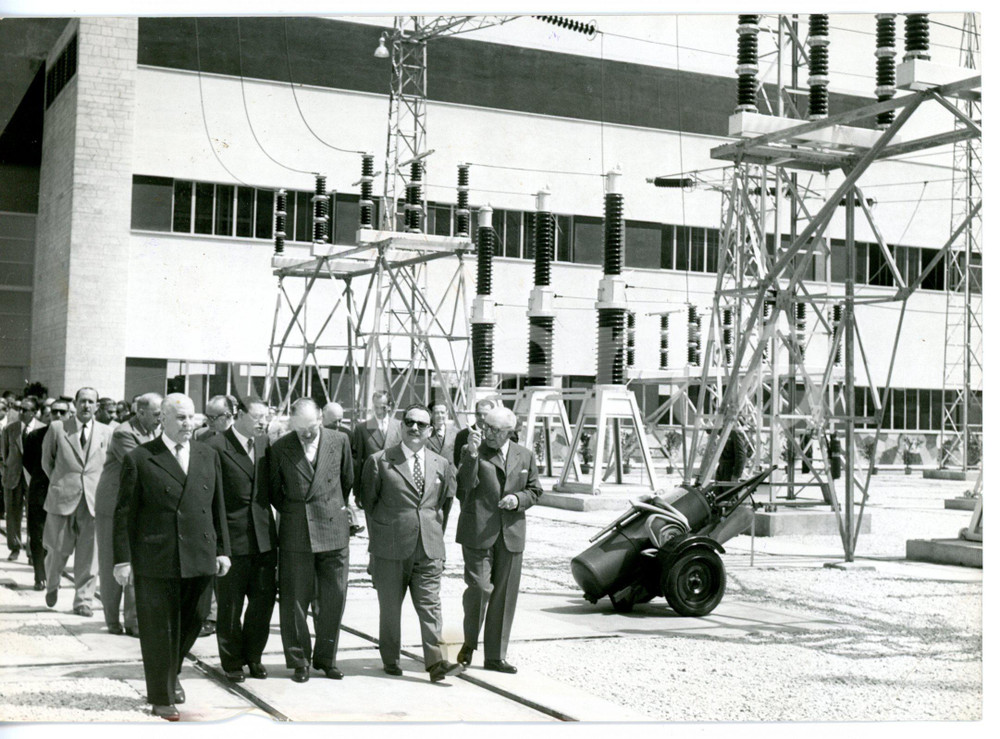 1956 PALERMO STES Inaugurazione centrale elettrica CASUZZE - Giuseppe ALESSI