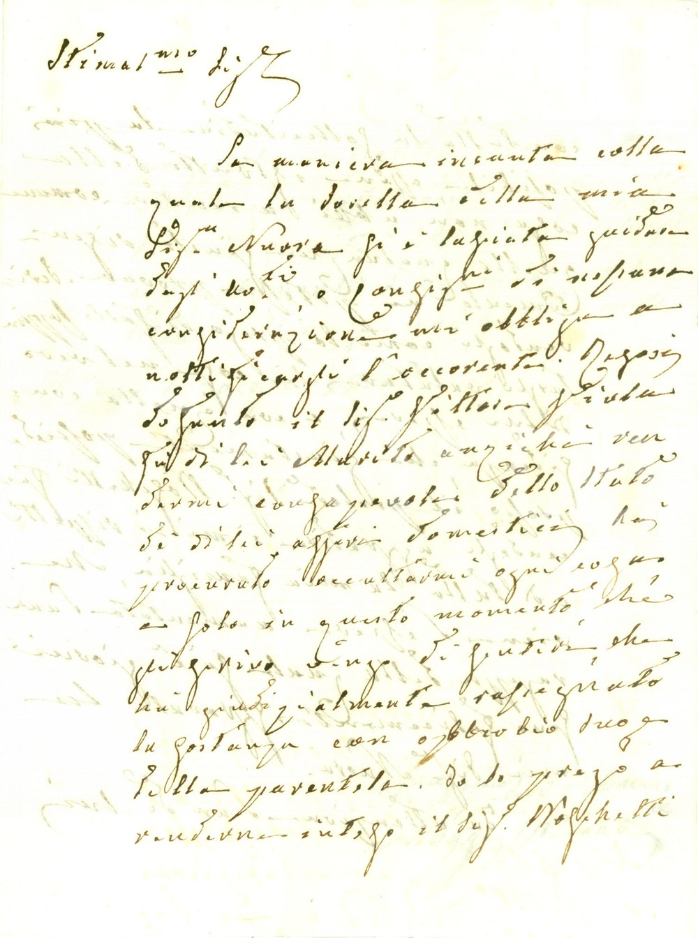 Documento originale, autentico 1826 MILANO Cattiva gestione affari di famiglia Vittore VIOLA defunto Lettera 1