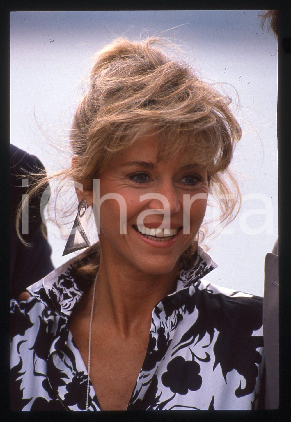 35mm vintage slide* 1989 FESTIVAL CANNES - Jane FONDA - Ritratto dell'attrice 11