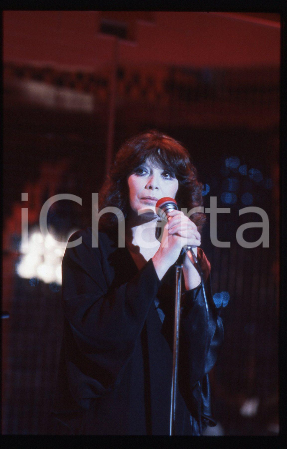 35mm vintage slide* 1985ca MUSICA Juliette GRÉCO Ritratto della cantante (40)