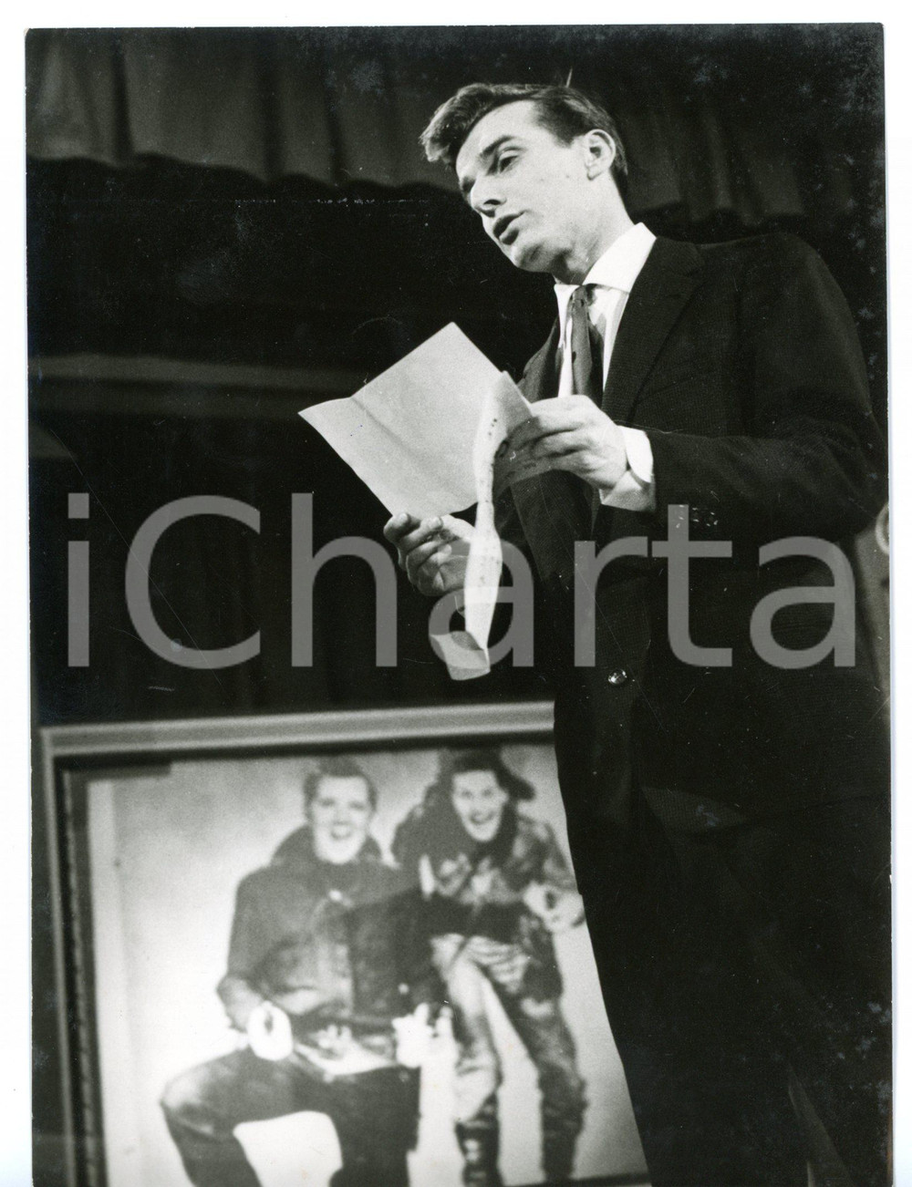 1957 LASCIA O RADDOPPIA? Concorrente Mario VALDEMARIN esperto di film western