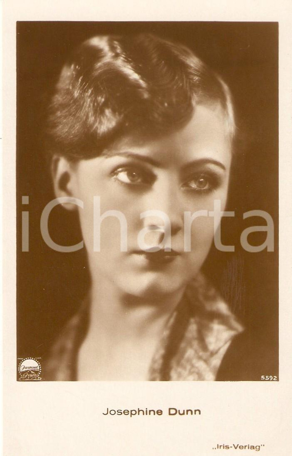 Cartolina originale da collezione 1930 ca CINEMA Actress Josephine DUNN *Cartolina FP NV 1
