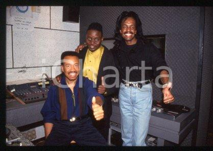 35mm vintage slide* 1993 ca MILAN - band EARTH, WIND & FIRE, Verdine WHITE (7)