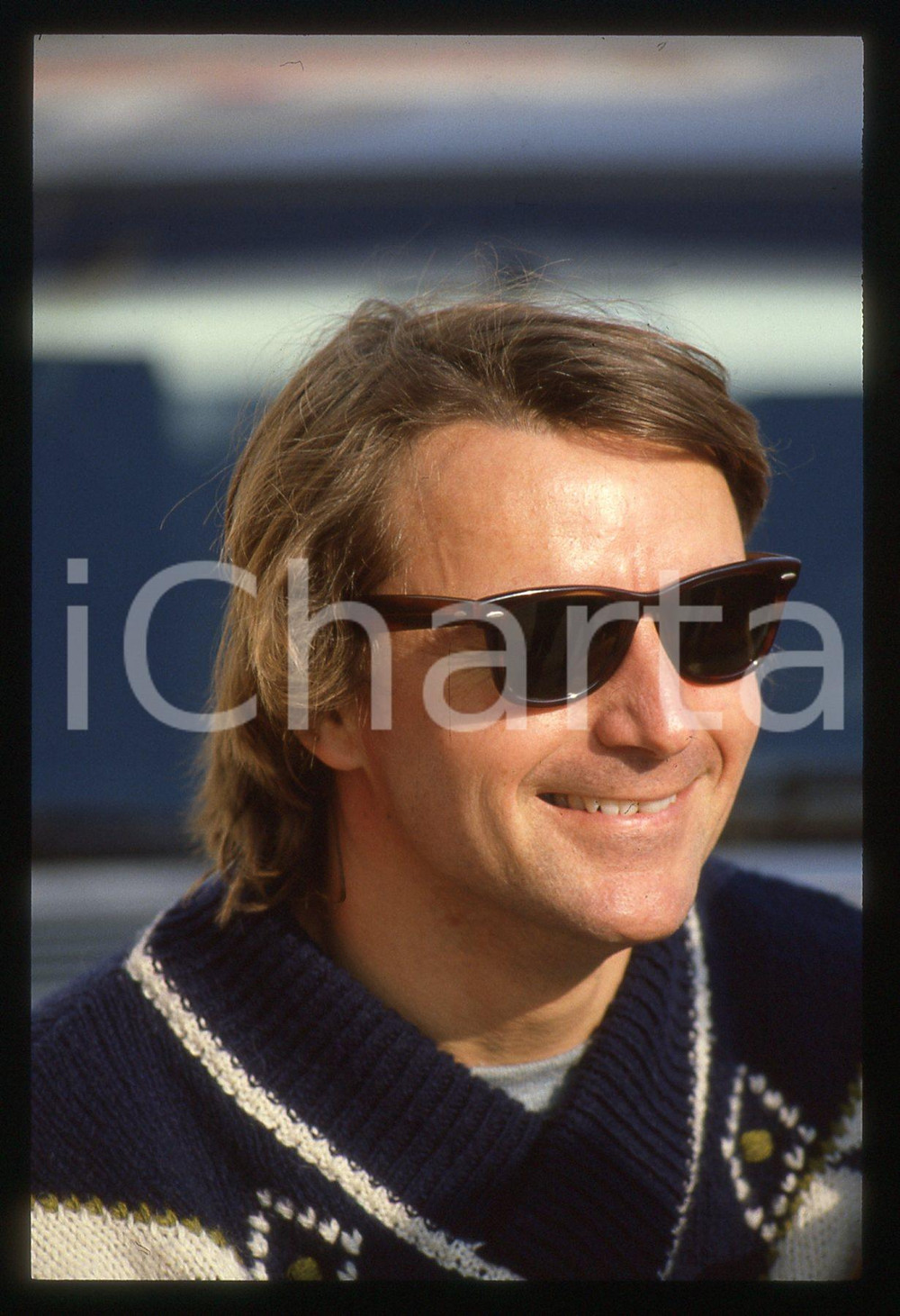35mm vintage slide* 1985 ca FORMULA 1 Renè ARNOUX - Ritratto del pilota