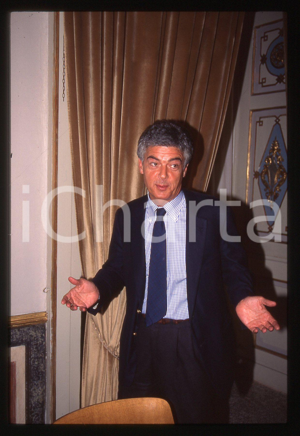 35mm vintage slide* 2000 ca MILANO Claudio MARTELLI Palazzo Serbelloni (8)