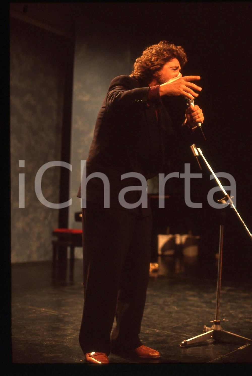 35mm vintage slide* 1991 SAINT-VINCENT Festival della Satira Beppe GRILLO (4)