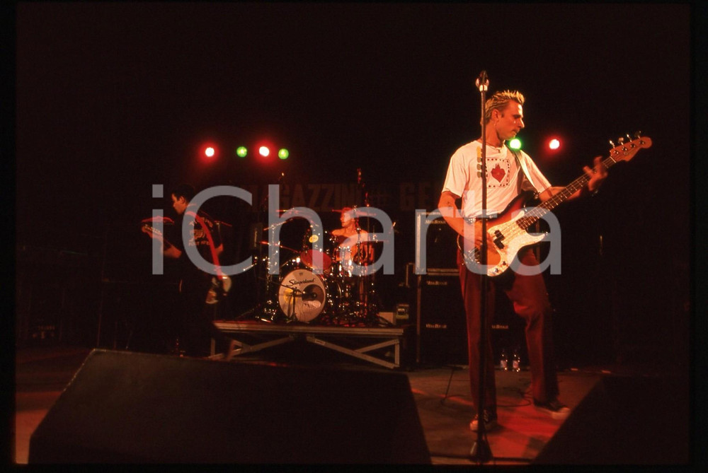 35mm vintage slide* 1997 MUSICA Mike DIRNT Billie Joe ARMSTRONG - GREEN DAY 16