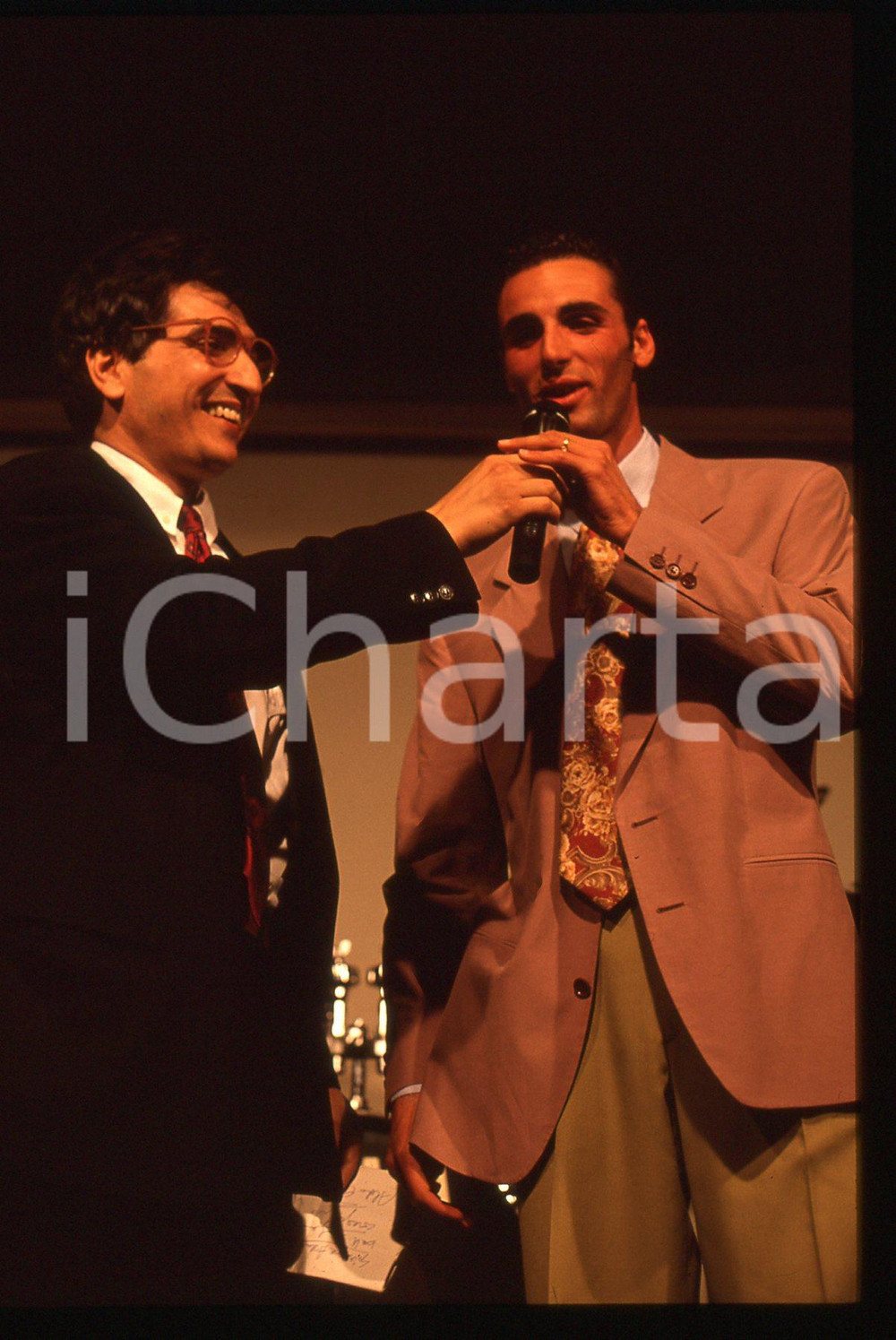 35mm vintage slide* 1995 ca COSTUME Gennaro DI NAPOLI Ritratto mezzofondista 11