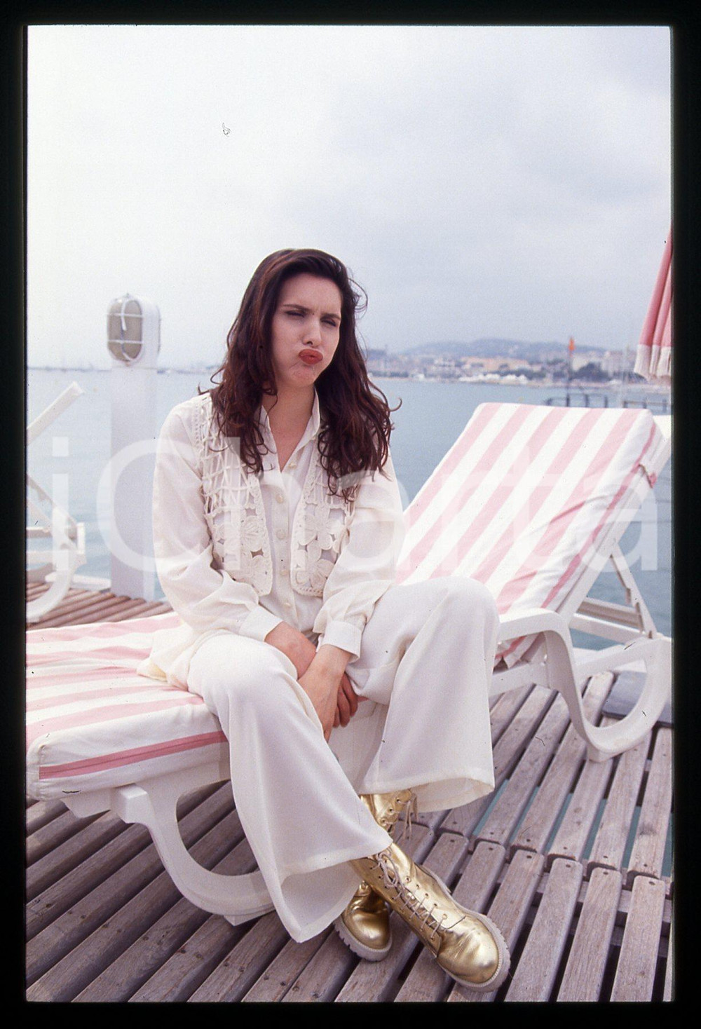 35mm vintage slide* 1994 FESTIVAL CANNES - Alessandra DI SANZO (42)