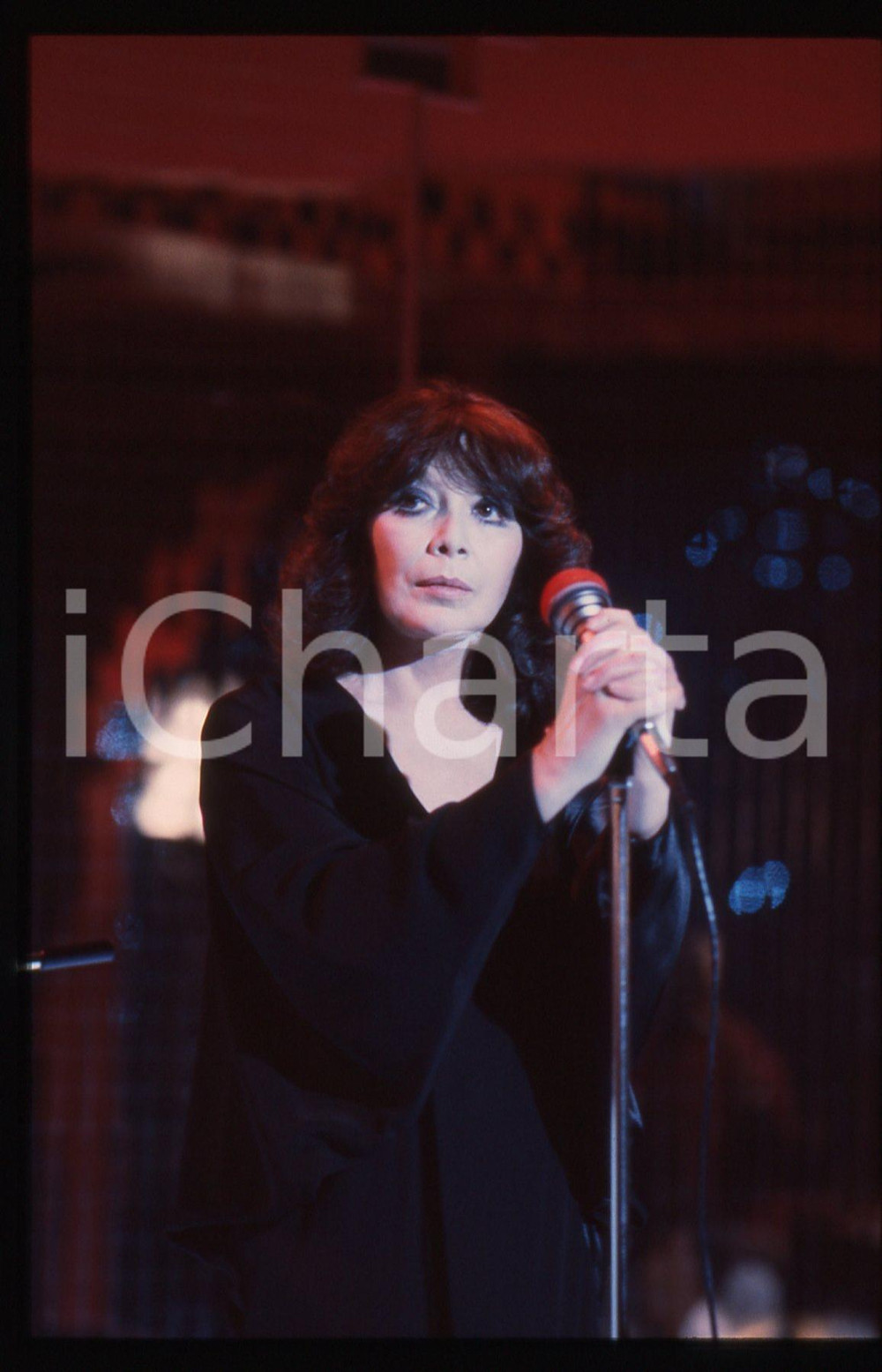 35mm vintage slide* 1985ca MUSICA Juliette GRÉCO Ritratto della cantante (31)