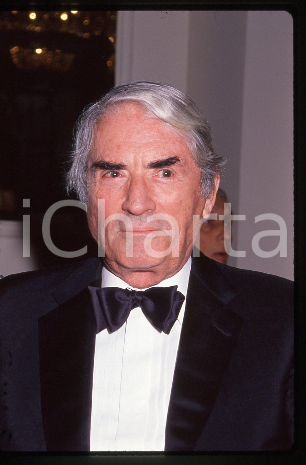 35mm vintage slide* 1989 BEVERLY HILLS Gregory PECK - Tributo a Robert WISE (1)